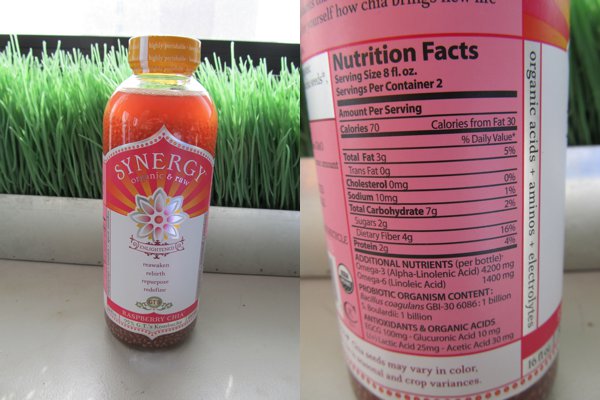 synergy kombucha nutrition facts